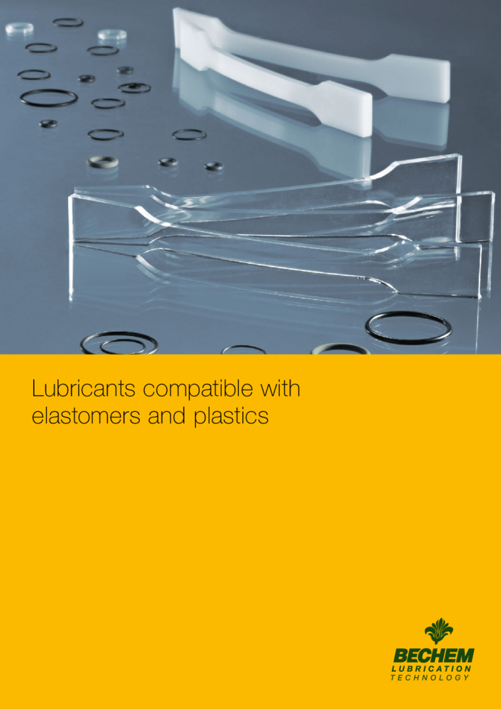 Lubricants compatible with elastomers and plastics