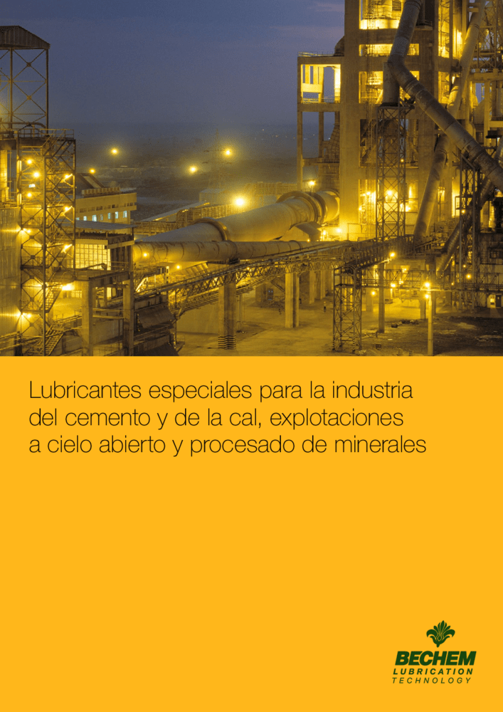Lubricantes especiales para la industria del cemento