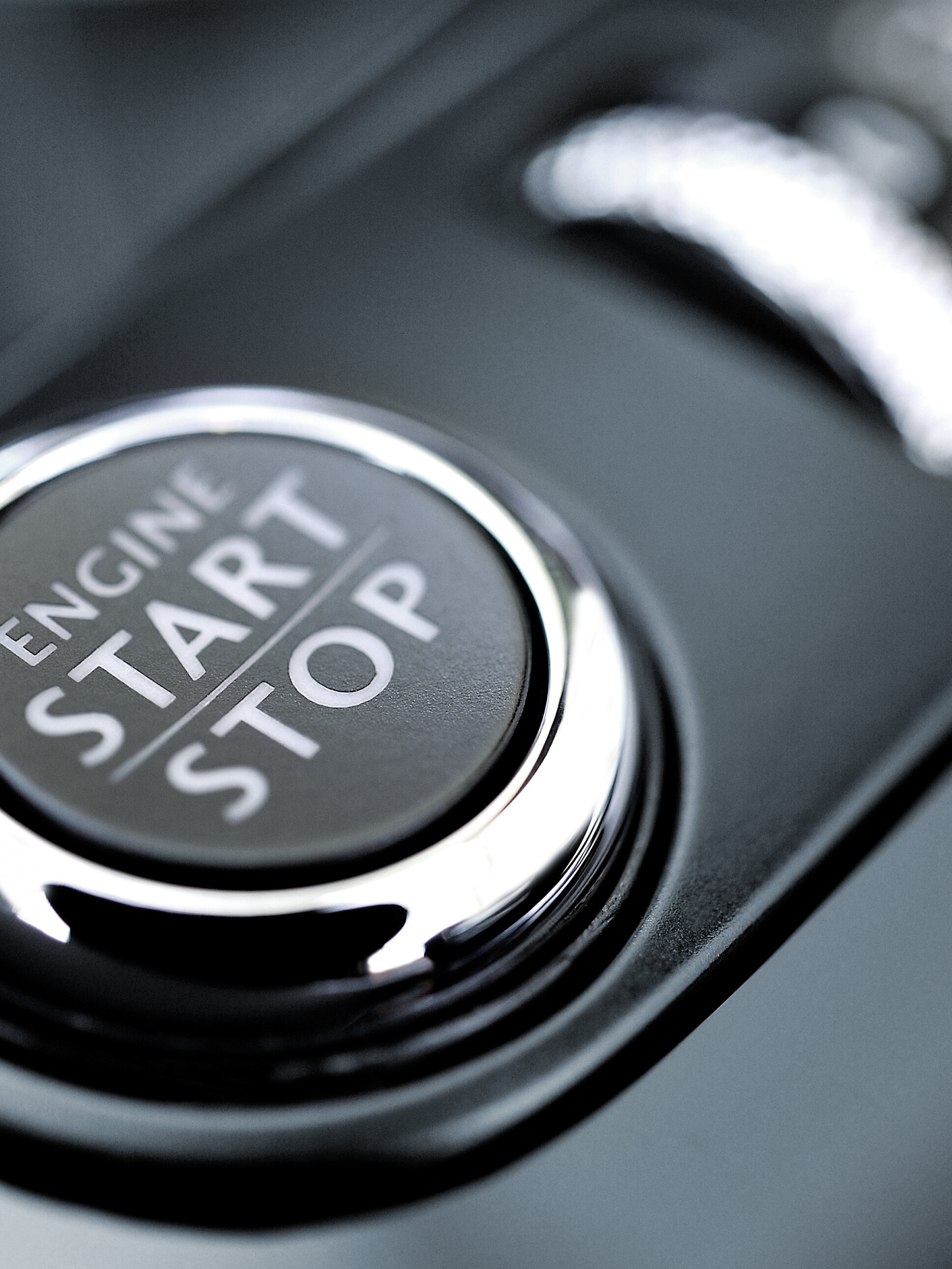 Startknopf eines Autos