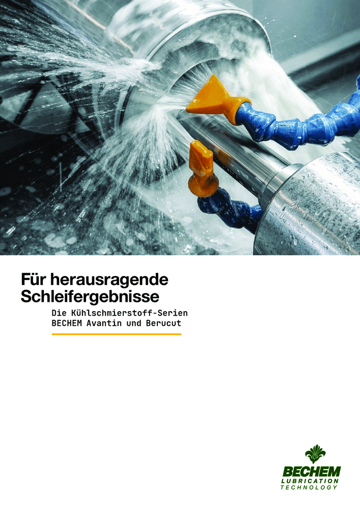 Kühlschmierstoffe für Schleifprozesse