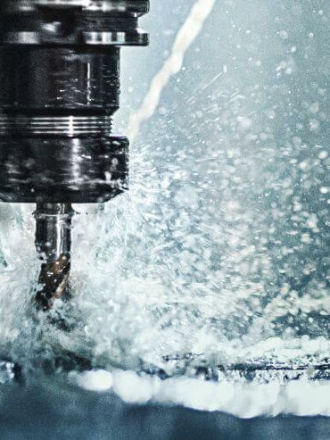 Yellow animated car with glass building in the background