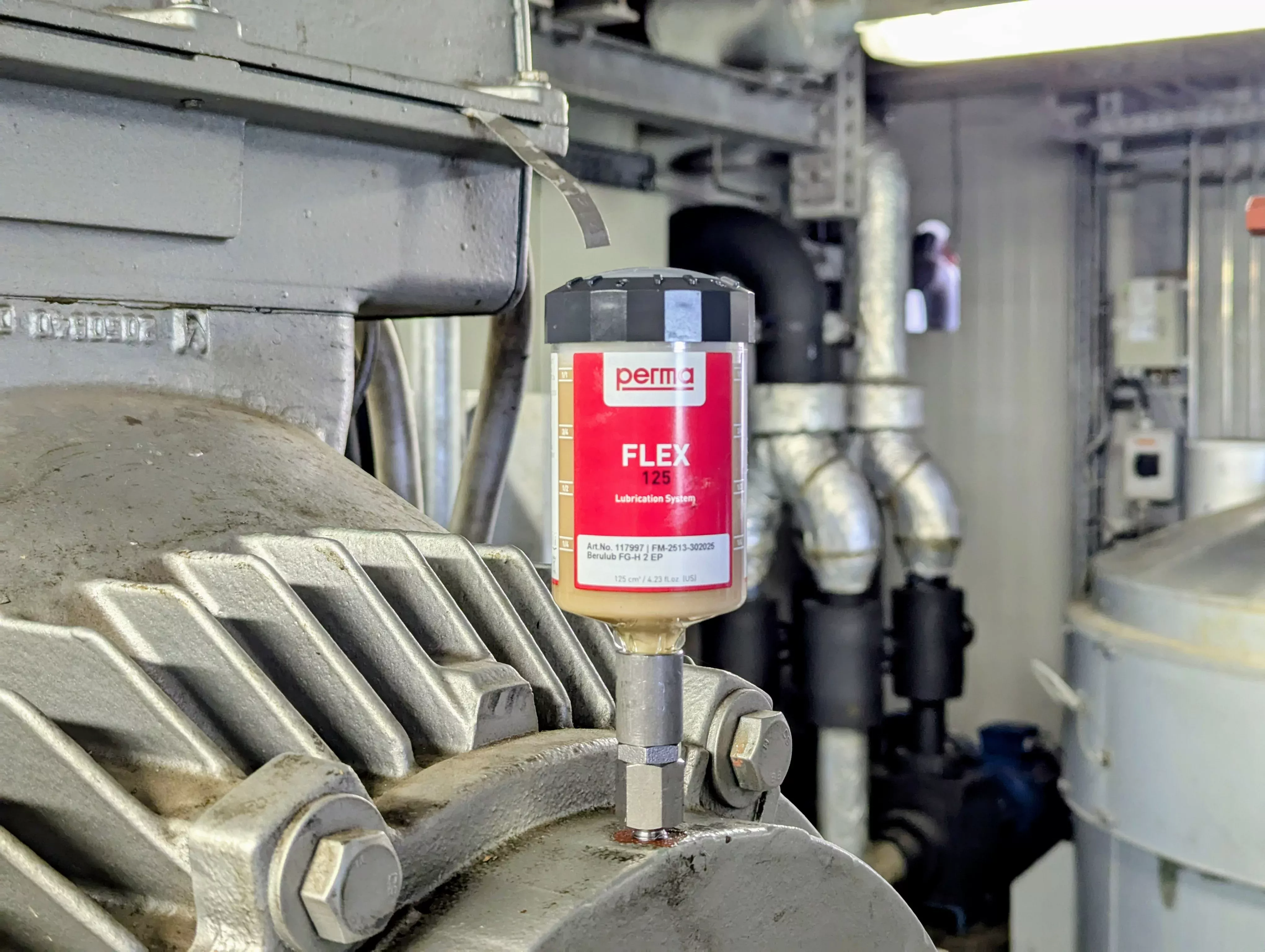 Distributeur Perma utilisé sur une machine