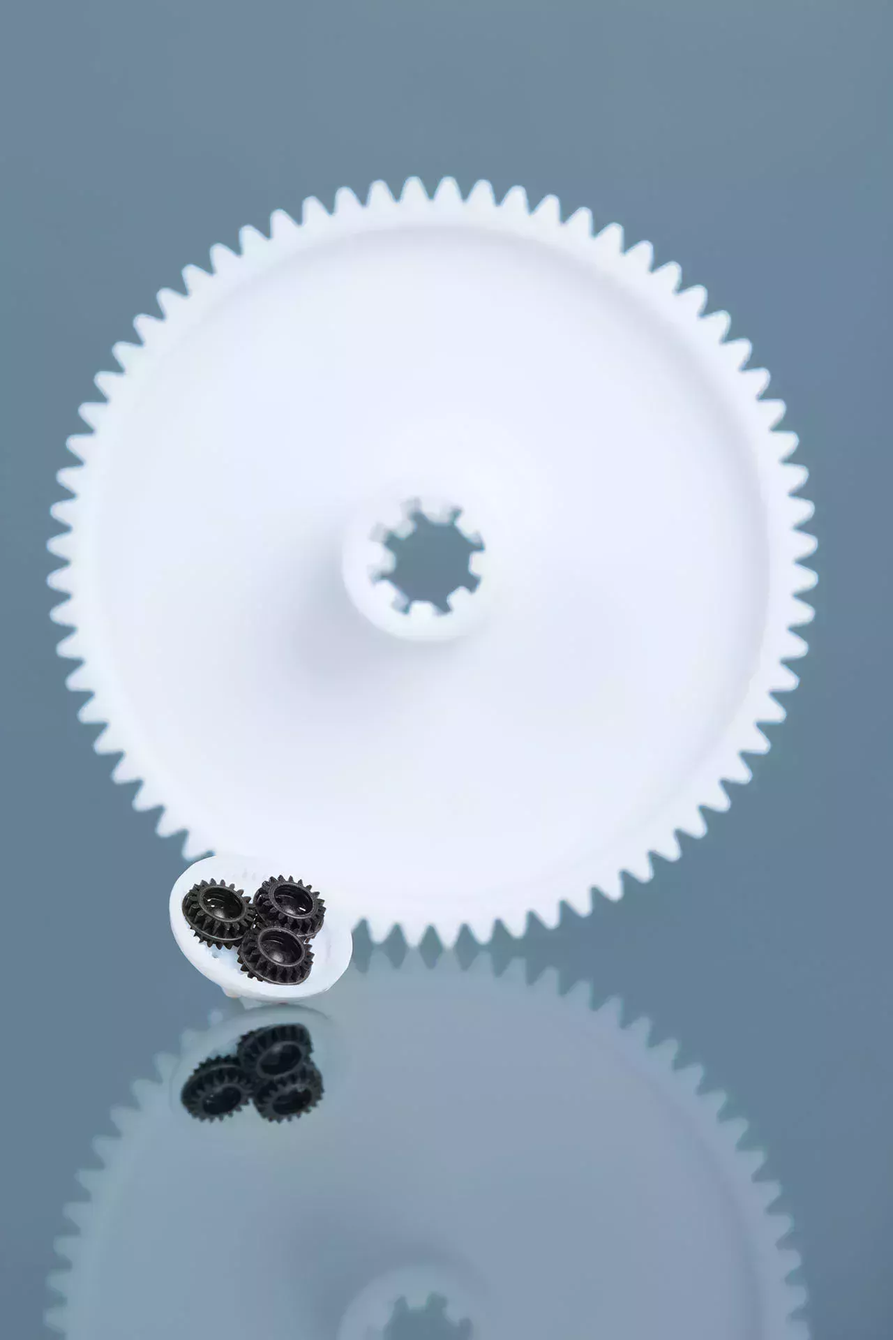 mikrokapseln White cogwheel