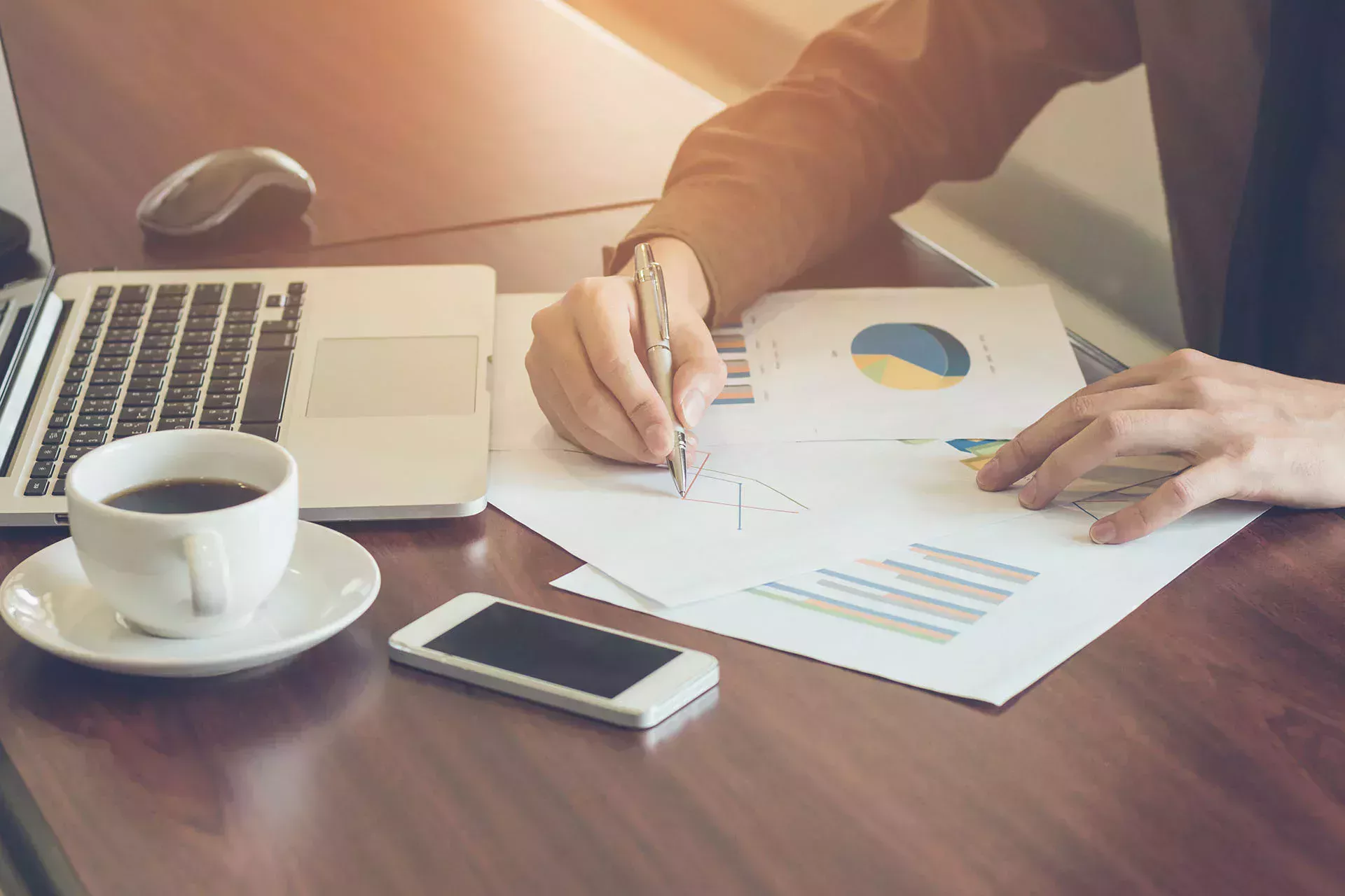 One person draws different graphics