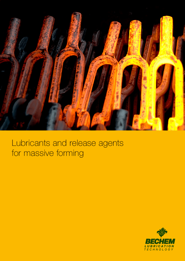 Lubricants and release agents for massive forming