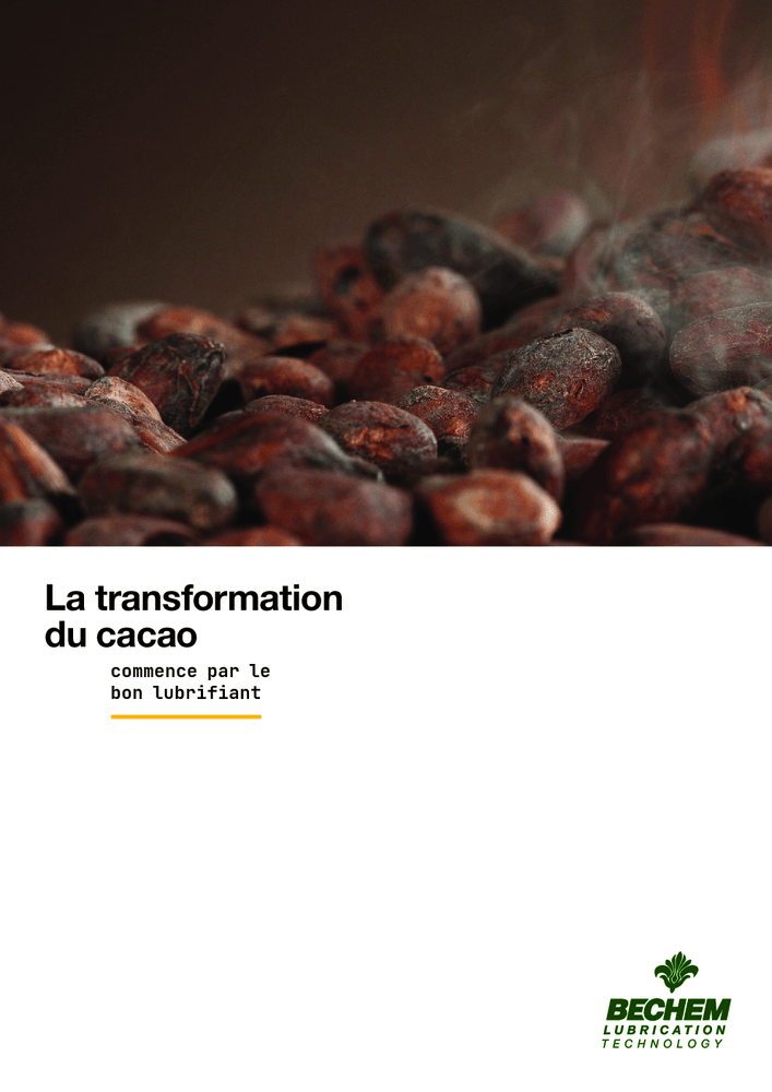La transformation du cacao commence par le bon lubrifiant