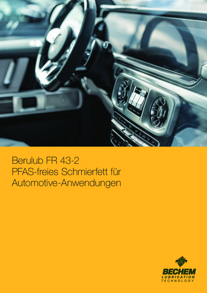 Berulub FR 43-2 PFAS-freies Schmierfett für Automotive-Anwendungen
