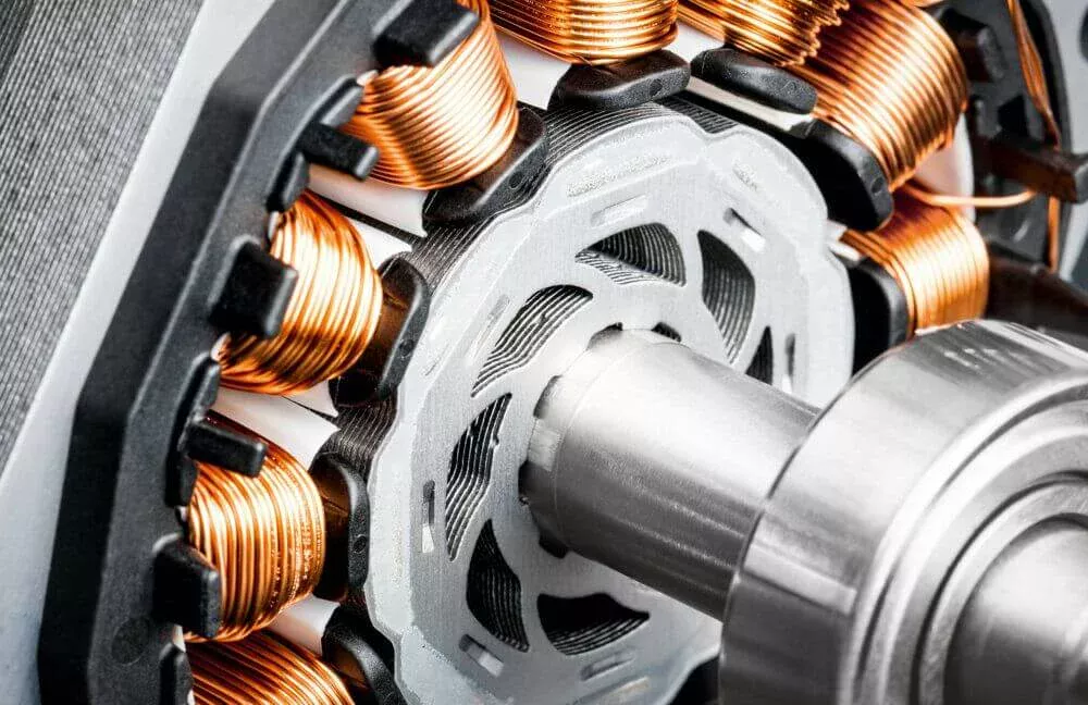 Kupferdraht im Maschine